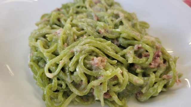 verdi speck gorgonzola