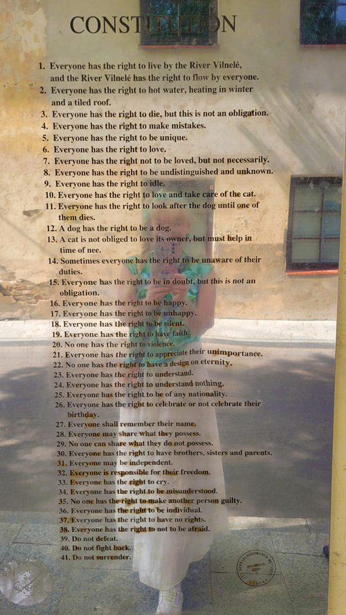 constitution of uzupis