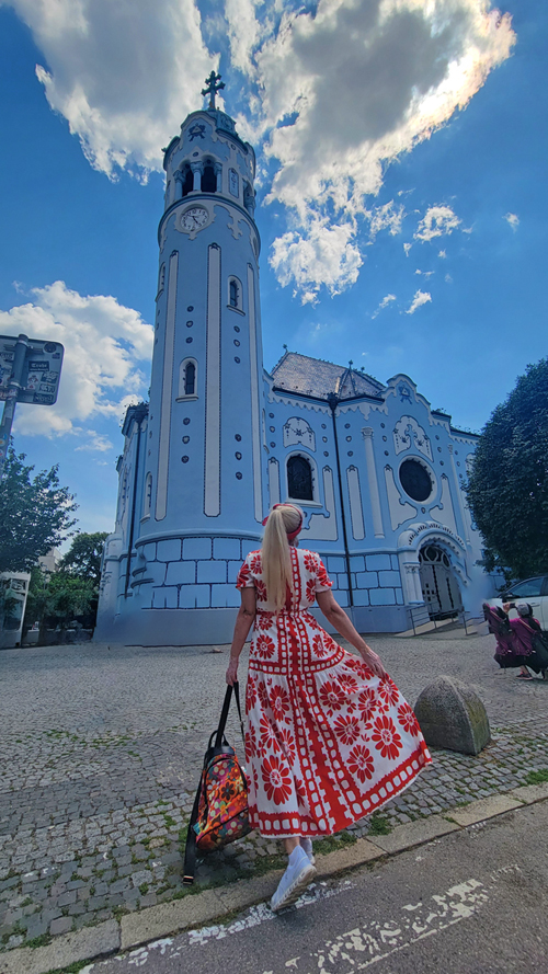 the blue church